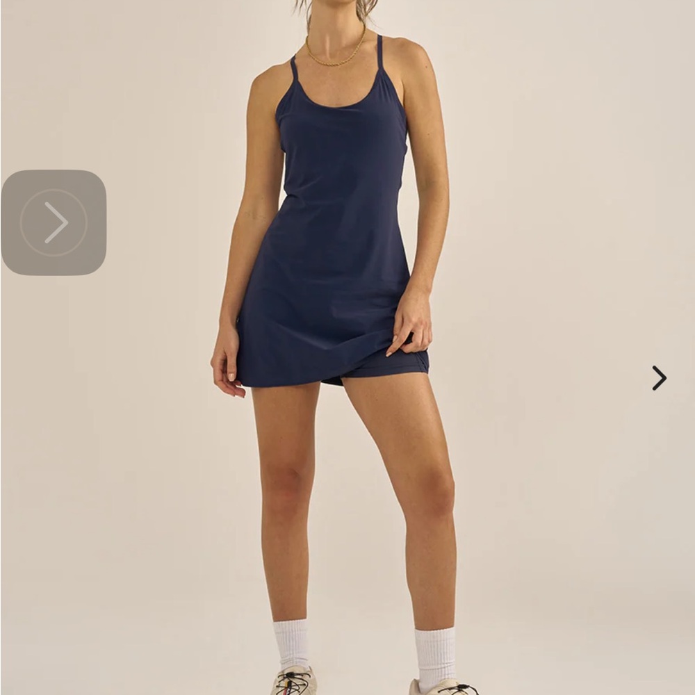Outdoor Voices Excercise Dress in Navy